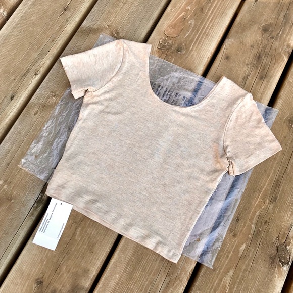 American Apparel Cotton Spandex Crop Top